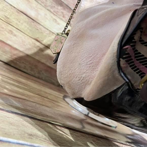 Juicy Couture Pink Velvet Y2K Backpack - Picture 9 of 11
